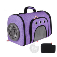 HKM-512915 Durable Oxford Fabric Pet Carrier with Side Mesh Ventilation and Cooling Fan