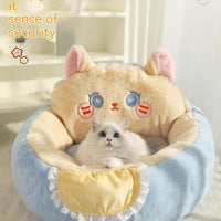 HKM-513171 Cozy Deep Sleep Pet Bed Mat for Cats - Available in Two Sizes