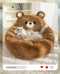 HKM-513171 Cozy Deep Sleep Pet Bed Mat for Cats - Available in Two Sizes