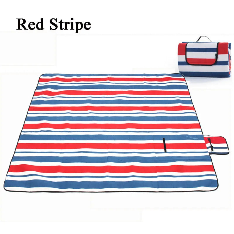 KTX-513235 Extra Large Waterproof Picnic Blanket - Foldable Outdoor Beach Mat for Camping, Hiking and Summer Fun