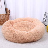 HKM-513427 Pet Litter Thickened Round Plush Cat Litter In Autumn And Winter Warm Litter Mat Supplies