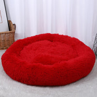 HKM-513427 Pet Litter Thickened Round Plush Cat Litter In Autumn And Winter Warm Litter Mat Supplies