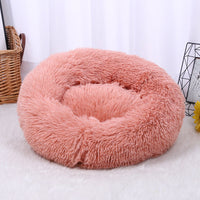 HKM-513427 Pet Litter Thickened Round Plush Cat Litter In Autumn And Winter Warm Litter Mat Supplies