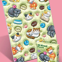 HKM-513555 Animal-Shaped Soft Bump Puzzles for Kids - Educational DIY Toy Set for Toddlers and Children