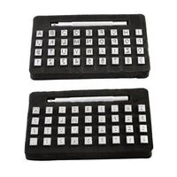 HKM-513555 Leather Steel Stamp Set for English Letters - 37PC, 4mm & 6mm Sizes