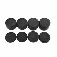 HKM-513747 Thumb Stick Grip Covers for PS4 & Xbox One Controllers - 8 Pcs Black Silicone Caps