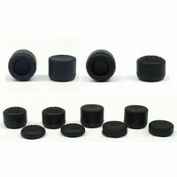 HKM-513747 Thumb Stick Grip Covers for PS4 & Xbox One Controllers - 8 Pcs Black Silicone Caps