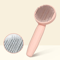 HKM-513811 Cat Hair Cleaning Comb Brush - ABS, PP, TPE, Stainless Steel, 191x77mm