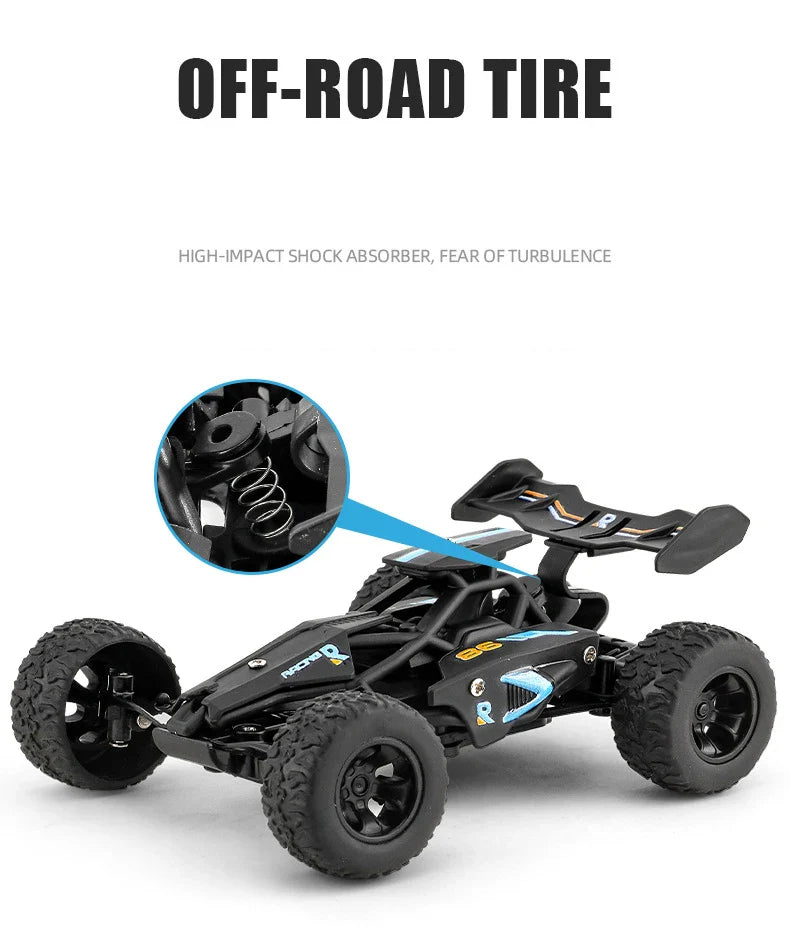 HKM-513875 2.4G High Speed 1/32 Mini Remote Control Off-Road Drifting Car for Kids and Adults