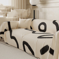 HKM-513875 Luxury Stripe & Geometric Pattern Sofa Cover in Various Sizes and Colors