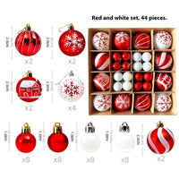 HKM-514003 Elegant Christmas Decoration Pendant - Electroplated Plastic Decorative Ball in Special-shaped Design, European & American Style
