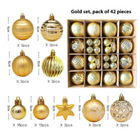HKM-514003 Elegant Christmas Decoration Pendant - Electroplated Plastic Decorative Ball in Special-shaped Design, European & American Style