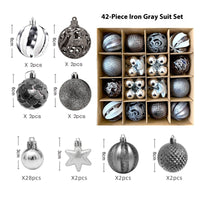 HKM-514003 Elegant Christmas Decoration Pendant - Electroplated Plastic Decorative Ball in Special-shaped Design, European & American Style