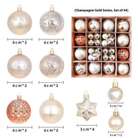 HKM-514003 Elegant Christmas Decoration Pendant - Electroplated Plastic Decorative Ball in Special-shaped Design, European & American Style