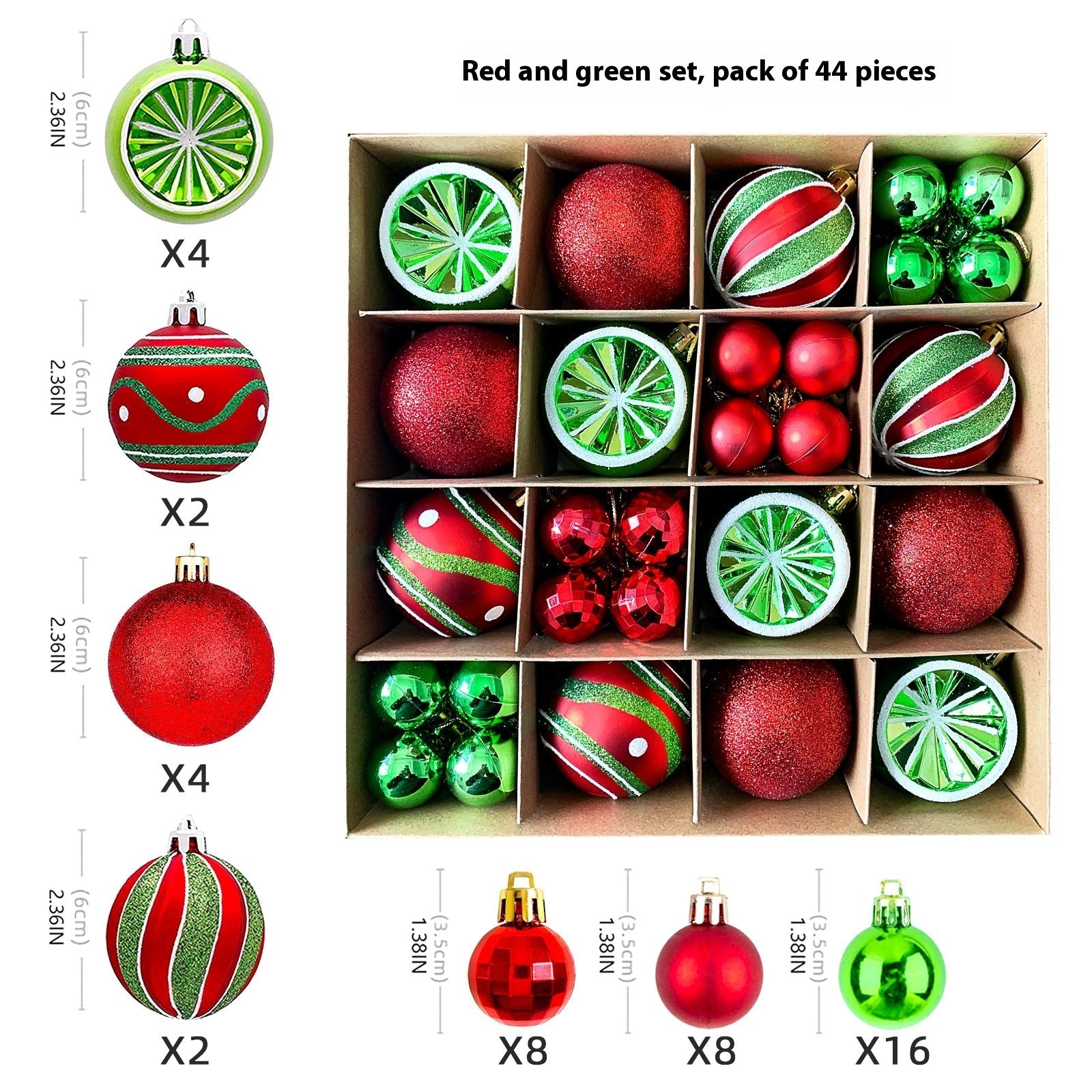 HKM-514003 Elegant Christmas Decoration Pendant - Electroplated Plastic Decorative Ball in Special-shaped Design, European & American Style