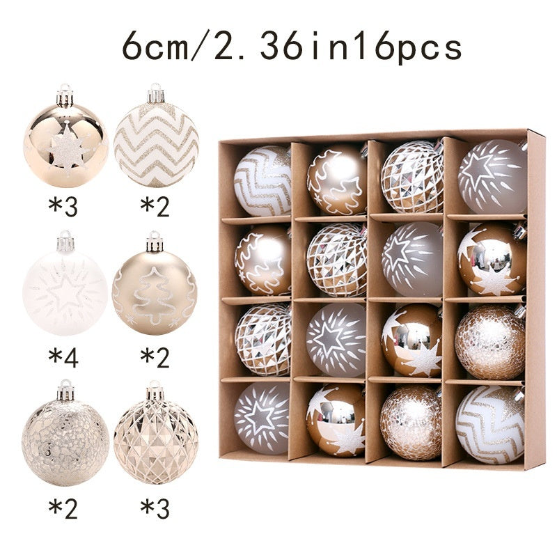 HKM-514003 Elegant Christmas Decoration Pendant - Electroplated Plastic Decorative Ball in Special-shaped Design, European & American Style