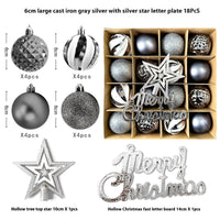 HKM-514003 Elegant Christmas Decoration Pendant - Electroplated Plastic Decorative Ball in Special-shaped Design, European & American Style