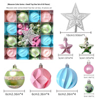 HKM-514003 Elegant Christmas Decoration Pendant - Electroplated Plastic Decorative Ball in Special-shaped Design, European & American Style