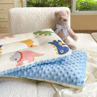 HKM-514003 Pure Cotton Breathable Baby Pillow for Children - 30x50CM - Colorful Designs Including Dinosaurs and Animals