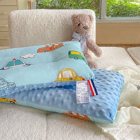 HKM-514003 Pure Cotton Breathable Baby Pillow for Children - 30x50CM - Colorful Designs Including Dinosaurs and Animals
