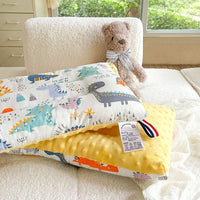 HKM-514003 Pure Cotton Breathable Baby Pillow for Children - 30x50CM - Colorful Designs Including Dinosaurs and Animals