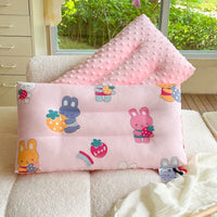 HKM-514003 Pure Cotton Breathable Baby Pillow for Children - 30x50CM - Colorful Designs Including Dinosaurs and Animals