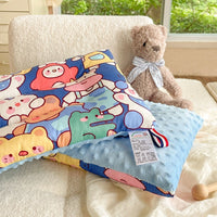 HKM-514003 Pure Cotton Breathable Baby Pillow for Children - 30x50CM - Colorful Designs Including Dinosaurs and Animals