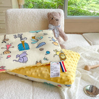 HKM-514003 Pure Cotton Breathable Baby Pillow for Children - 30x50CM - Colorful Designs Including Dinosaurs and Animals