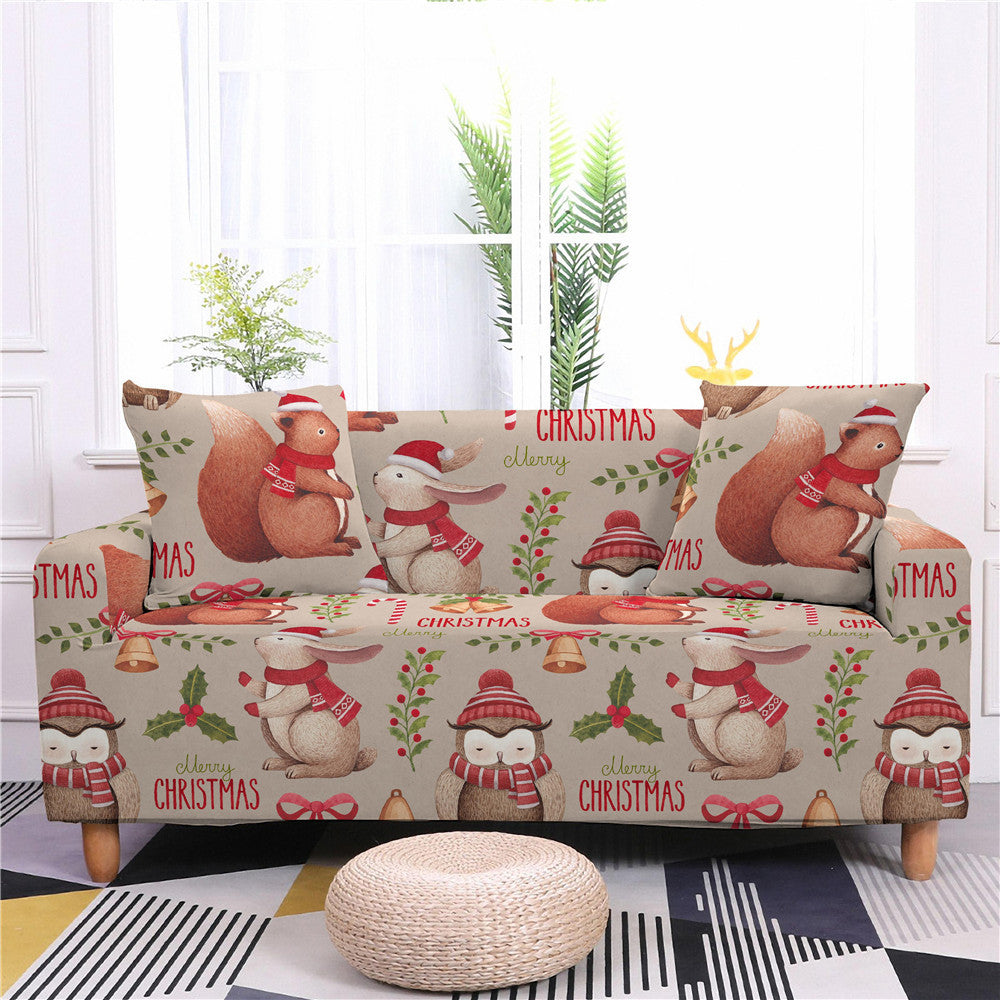 HKM-514259 Cartoon Pattern Sofa Protective Cover in Various Sizes, Polyester Material