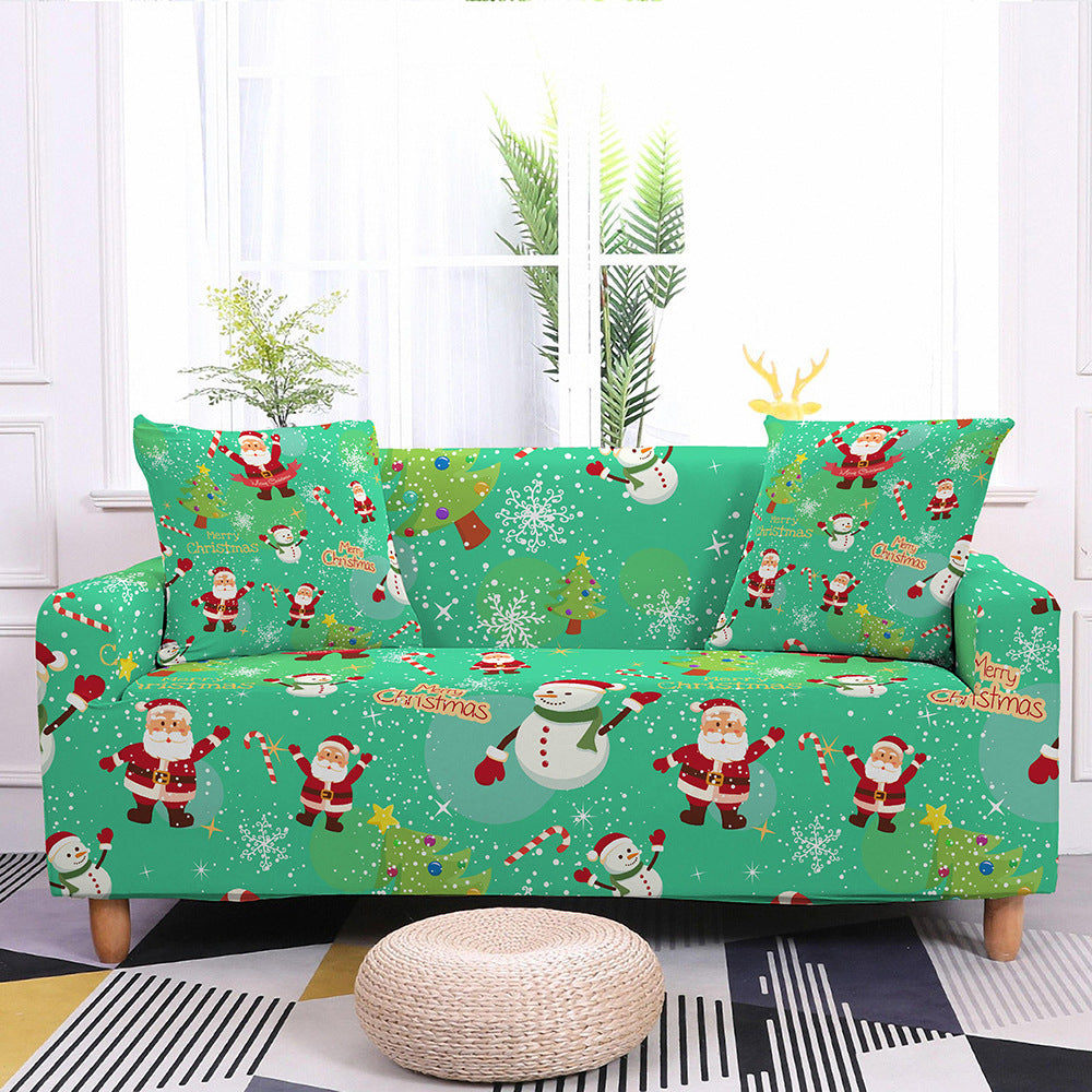 HKM-514259 Cartoon Pattern Sofa Protective Cover in Various Sizes, Polyester Material