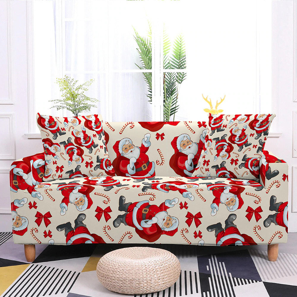 HKM-514259 Cartoon Pattern Sofa Protective Cover in Various Sizes, Polyester Material
