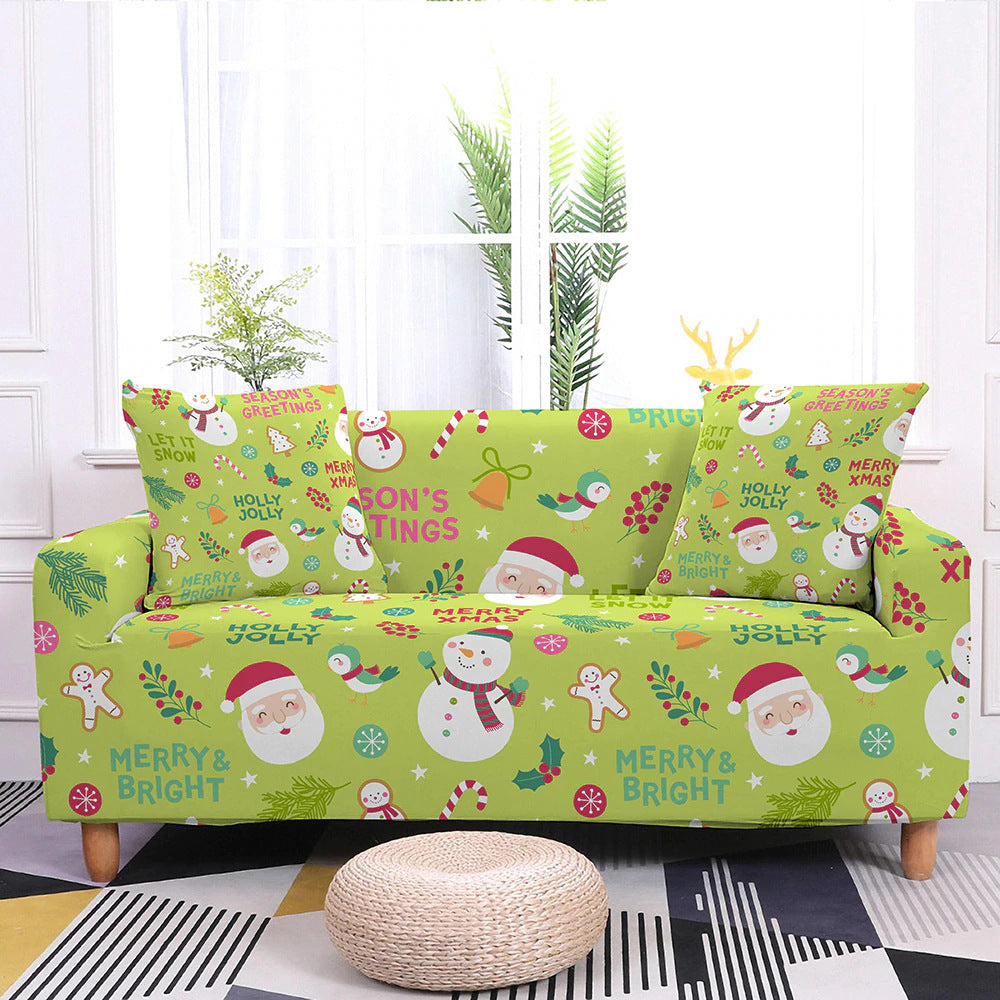 HKM-514259 Cartoon Pattern Sofa Protective Cover in Various Sizes, Polyester Material