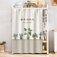 HKM-514579 Dustproof Cartoon Anime Storage Rack Shade Curtain for Wardrobe, Various Sizes Available