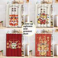 HKM-514579 Dustproof Cartoon Anime Storage Rack Shade Curtain for Wardrobe, Various Sizes Available