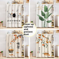 HKM-514579 Dustproof Cartoon Anime Storage Rack Shade Curtain for Wardrobe, Various Sizes Available