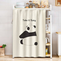 HKM-514579 Dustproof Cartoon Anime Storage Rack Shade Curtain for Wardrobe, Various Sizes Available
