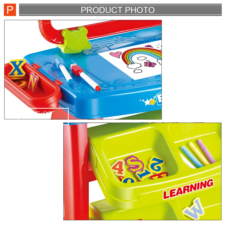 Colorful Kids Erasable Drawing Board Educational Learning Toy Set for Ages 2-4