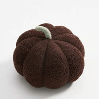 HKM-514835 Pumpkin Shaped Plush Pillow Cushion for Living Room and Bedroom Decor