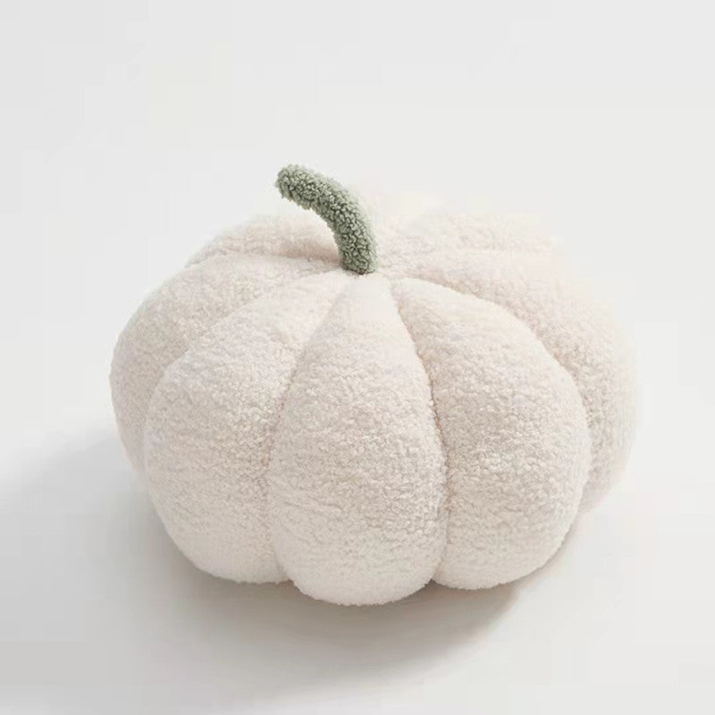 HKM-514835 Pumpkin Shaped Plush Pillow Cushion for Living Room and Bedroom Decor