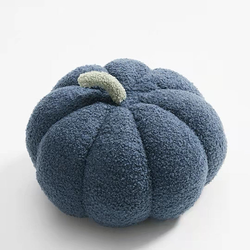 HKM-514835 Pumpkin Shaped Plush Pillow Cushion for Living Room and Bedroom Decor