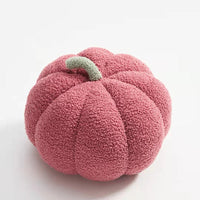 HKM-514835 Pumpkin Shaped Plush Pillow Cushion for Living Room and Bedroom Decor