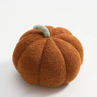 HKM-514835 Pumpkin Shaped Plush Pillow Cushion for Living Room and Bedroom Decor
