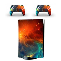 HKM-514899 PS5 Console Skin Sticker for Optical Drive Protection – Durable PVC Design with Decorative Features