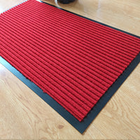HKM-514963 Anti-Slip Polypropylene Carpet Disinfection Mat - Modern Rectangular Stripe Design for Foyers