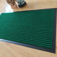 HKM-514963 Anti-Slip Polypropylene Carpet Disinfection Mat - Modern Rectangular Stripe Design for Foyers