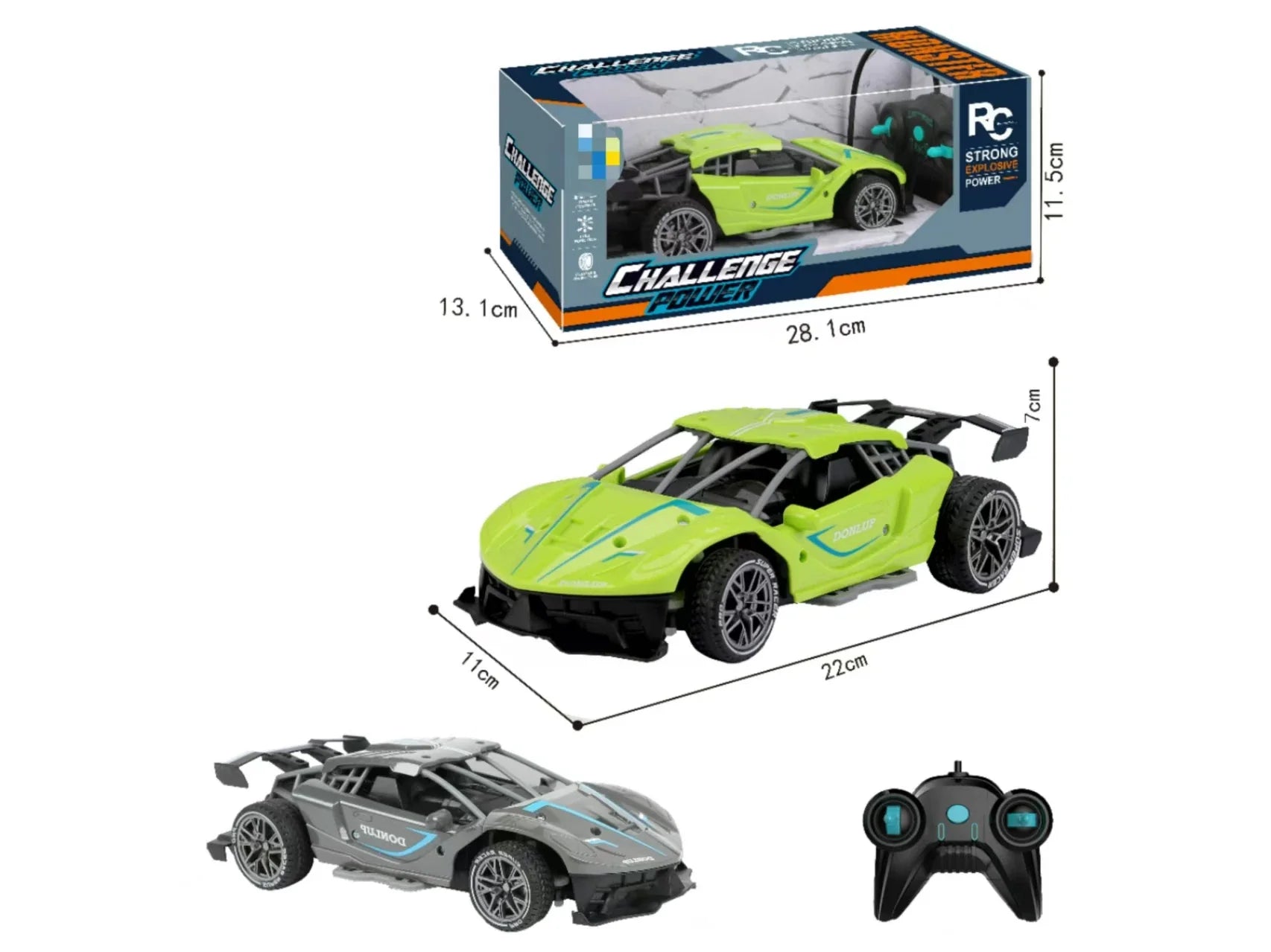 HKM-515027 High-Speed 2.4G Remote Control Drift Car 1/16 Scale 4WD Toy for Indoor and Outdoor Use
