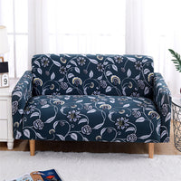 HKM-515155 Modern Polyester Elastic Sofa Cover with Pillow Cover - 40x40cm, Elegant Design for Living Room