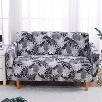 HKM-515155 Modern Polyester Elastic Sofa Cover with Pillow Cover - 40x40cm, Elegant Design for Living Room