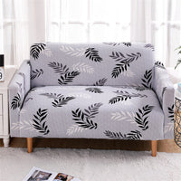 HKM-515155 Modern Polyester Elastic Sofa Cover with Pillow Cover - 40x40cm, Elegant Design for Living Room