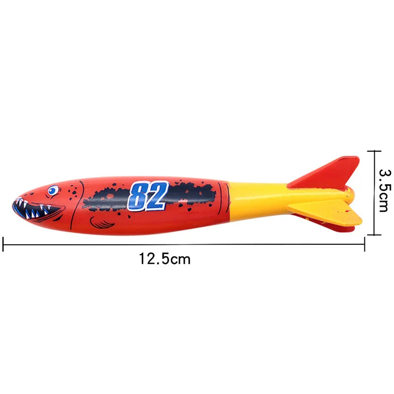HKM-515283 Diving Toy Set for Kids - Underwater Swimming Training & Play, 4 Pieces, Ideal for Ages 3 and Up